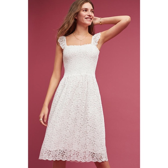 🌷sold🌷Anthropologie • NWT Anastasi Smocked Dress - Picture 2 of 8